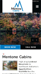 Mobile Screenshot of cabinsandrentalsinmentonealabama.com